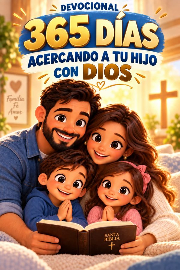 Portada del Devocional 365 Días: Acercando a tu Hijo con Dios